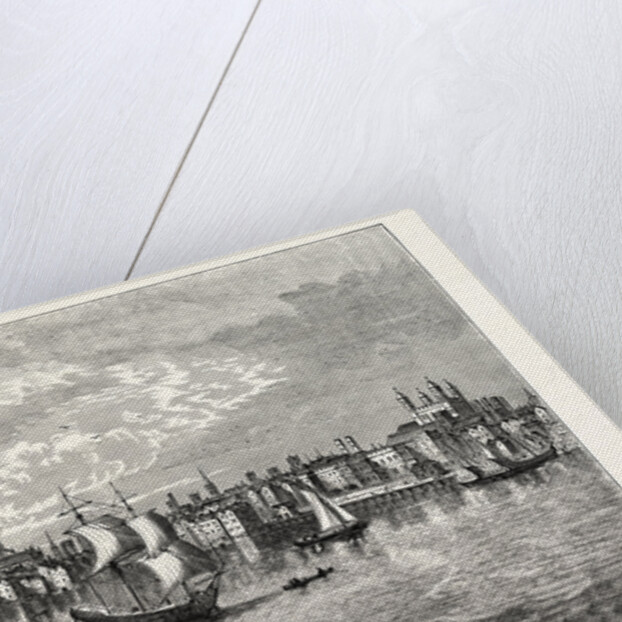 South-East View of London in 1550. by Anonymous