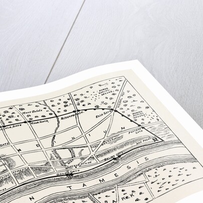 Plan of Roman London by Anonymous