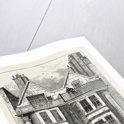 Old Houses in Fleet Street Near St. Dunstan's Church London by Anonymous
