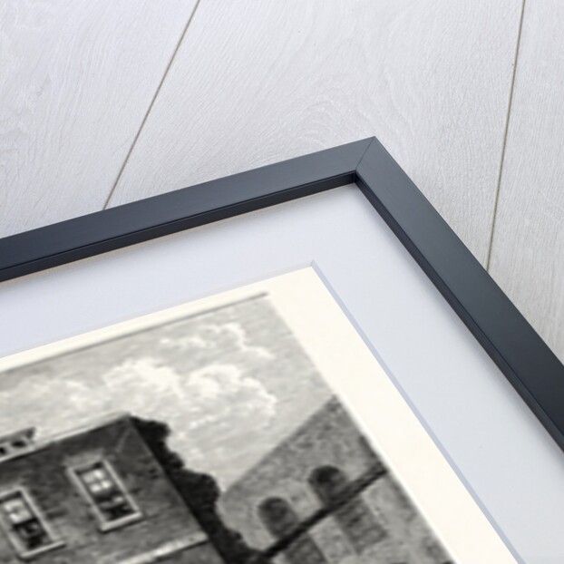 Old Houses in Fetter Lane West Side Near the Record Office from a Drawing by Shepherd 1853 London by Anonymous