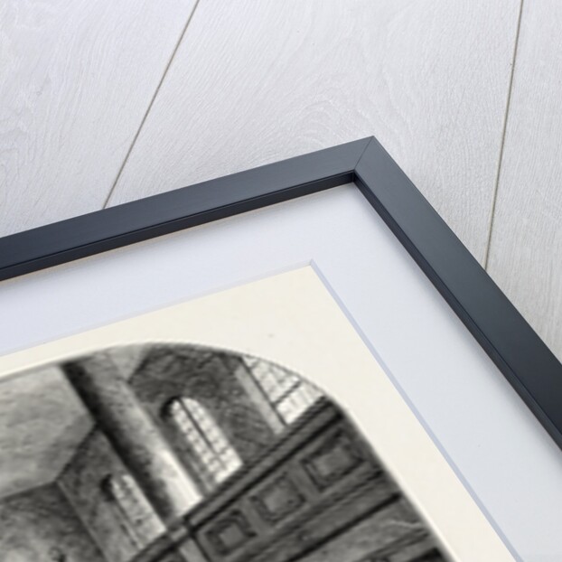 Interior of the Moravian Chapel in Fetter Lane London by Anonymous