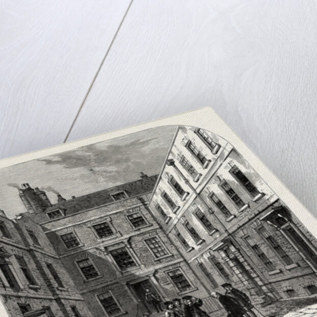 The Royal Society's House in Crane Court London by Anonymous