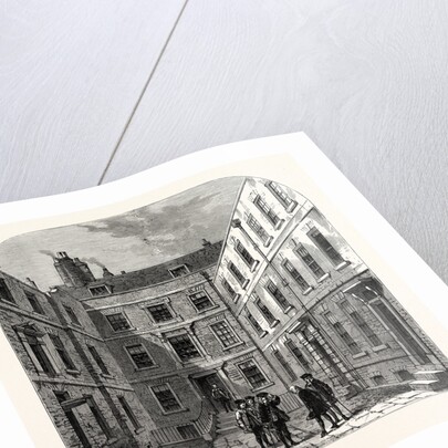 The Royal Society's House in Crane Court London by Anonymous