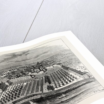 The Temple in 1671. From an Old Bird's-Eye View in the Inner Temple London by Anonymous