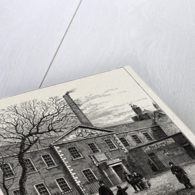 Printing House Square and the Times Office 1870 London by Anonymous