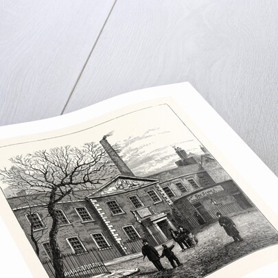 Printing House Square and the Times Office 1870 London by Anonymous