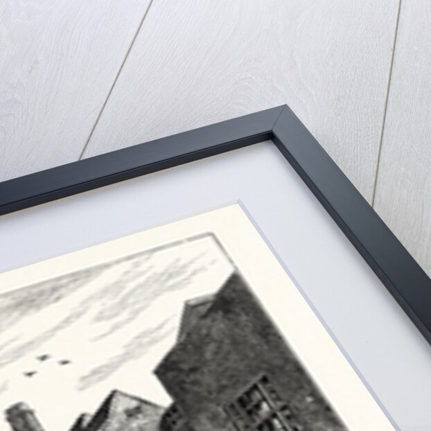 The Inner Court of the Old Belle Sauvage London by Anonymous