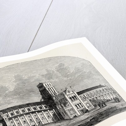 St. Paul's after the Fall of the Spire from a View by Hollar London by Anonymous