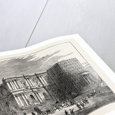 The Rebuilding of St. Paul's Cathedral London by Anonymous