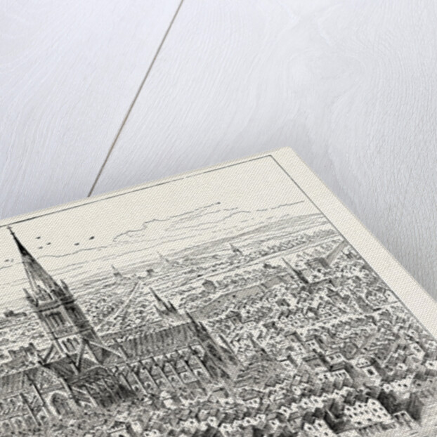 St. Paul's and the Neighbourhood in 1540 London by Anonymous