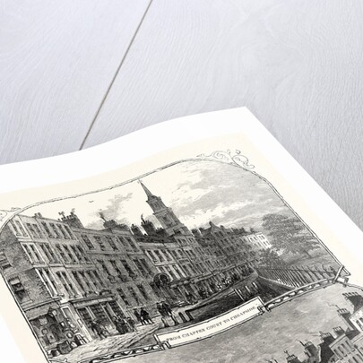 St. Paul's Churchyard in 1820: from Chapter Court to Cheapside from Paul's Chain to Watling Street by Anonymous