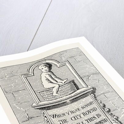 The Figure in Panyer Alley London by Anonymous