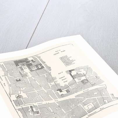 Old Map of the Ward of Cheap About 1750 London by Anonymous