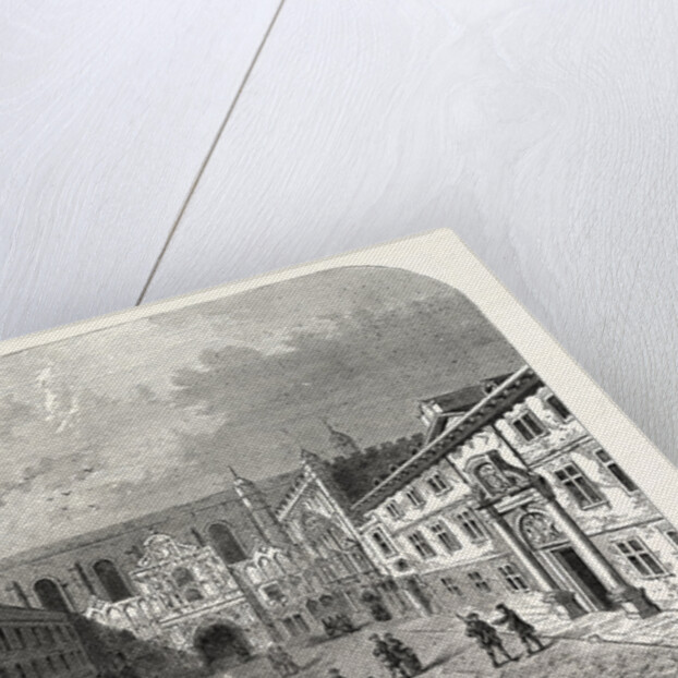 Old Front of Guildhall from Seymour's London 1734 by Anonymous