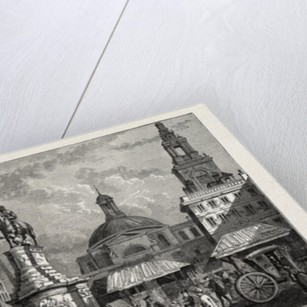 The Stocks' Market Site of the Mansion House London by Anonymous