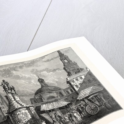 The Stocks' Market Site of the Mansion House London by Anonymous