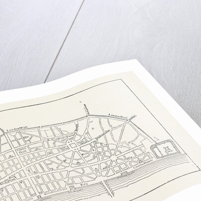 Wren's Plan for Rebuilding London by Anonymous