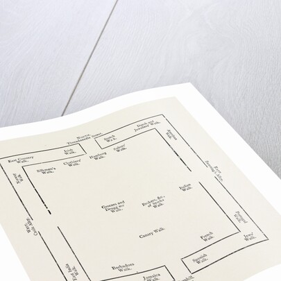 Plan of the Exchange in 1837 London by Anonymous