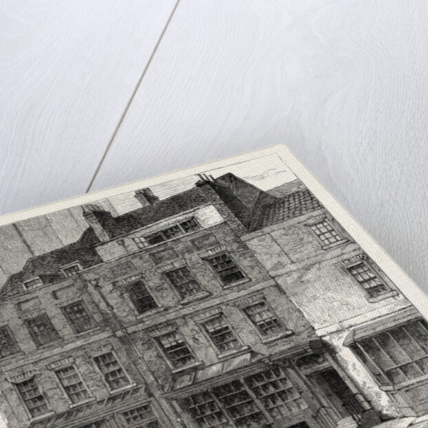 Pope's House Plough Court Lombard Street 1860 London by Anonymous