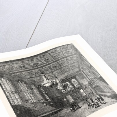 Interior of Merchant Taylors' Hall London by Anonymous