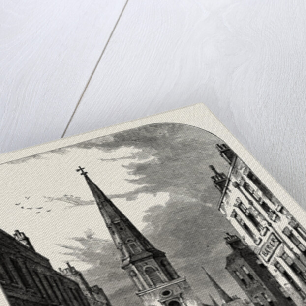 St. Antholin's Church Watling Street 1868 London by Anonymous