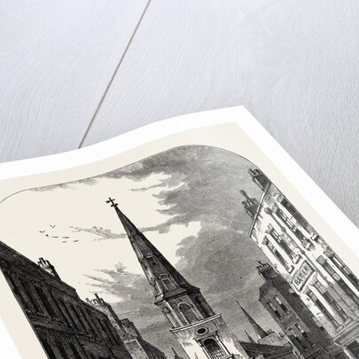 St. Antholin's Church Watling Street 1868 London by Anonymous
