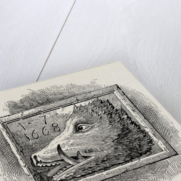 Old Sign of the Boar's Head London by Anonymous