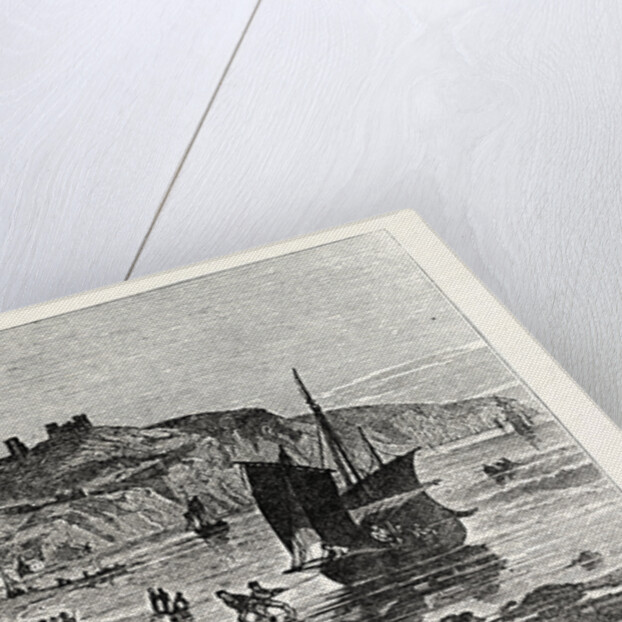 Dover Castle from the Beach Under Shakspeare's Cliff by Anonymous