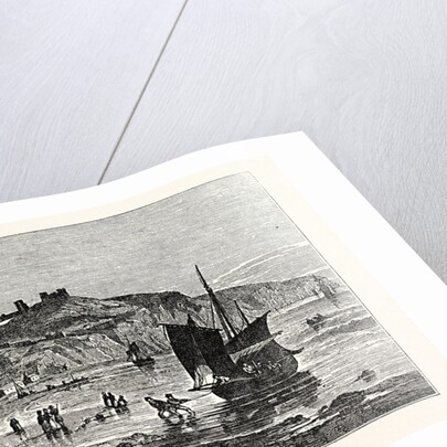 Dover Castle from the Beach Under Shakspeare's Cliff by Anonymous