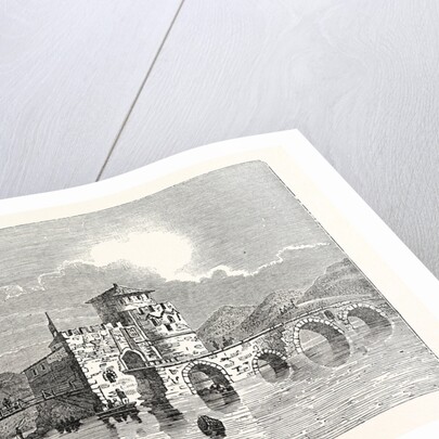 The Channel of the Euri'Pus and the Modern Town of E'Gripos: The Bridge of the Euripus by Anonymous