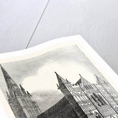 North-West View of Salisbury Cathedral by Anonymous