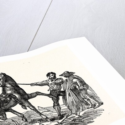Horses Treading Out Corn by Anonymous