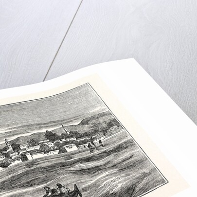 View of the Town of Egripos in Euboea from the Sea by Anonymous