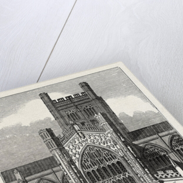 West Front of Bath Abbey-Church by Anonymous