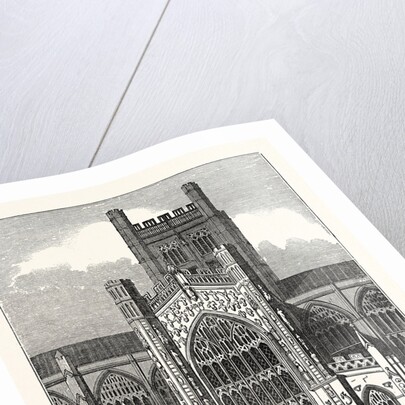 West Front of Bath Abbey-Church by Anonymous