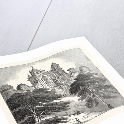 View of the Observatory at Greenwich. UK London by Anonymous