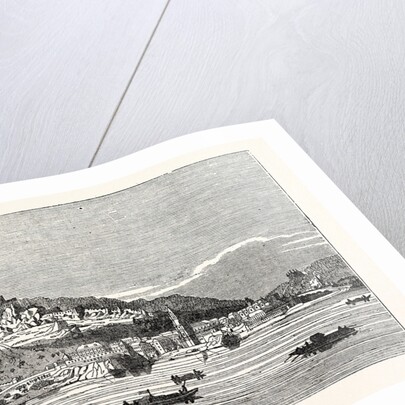 Castle and Village of Durnstein from the Danube by Anonymous