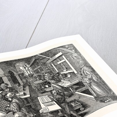 Ancient View of a Dutch Printing-Office by Anonymous