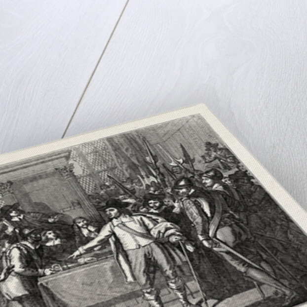 Cromwell Dissolving the Long Parliament by Anonymous