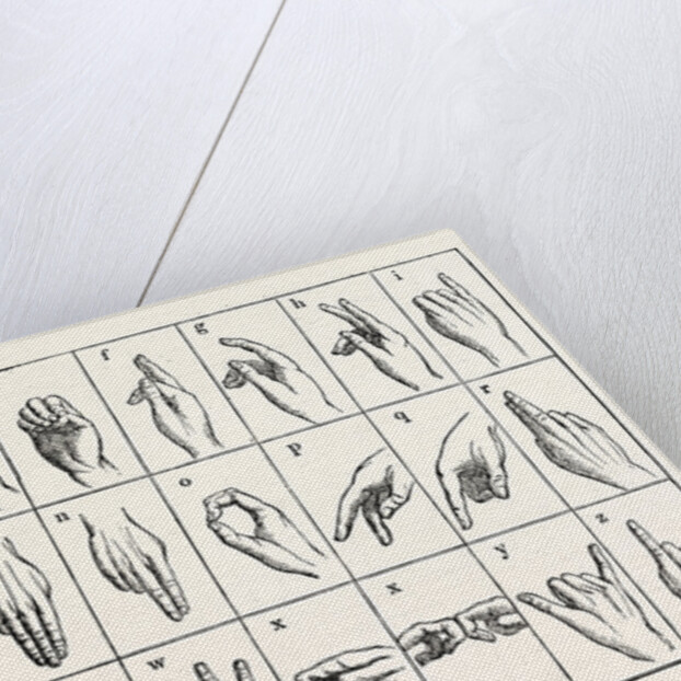 The Single-Handed Alphabet by Anonymous