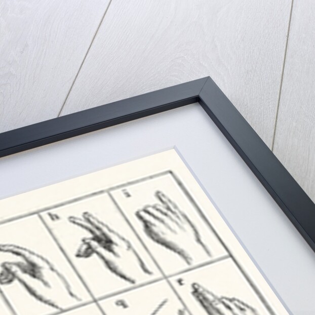 The Single-Handed Alphabet by Anonymous