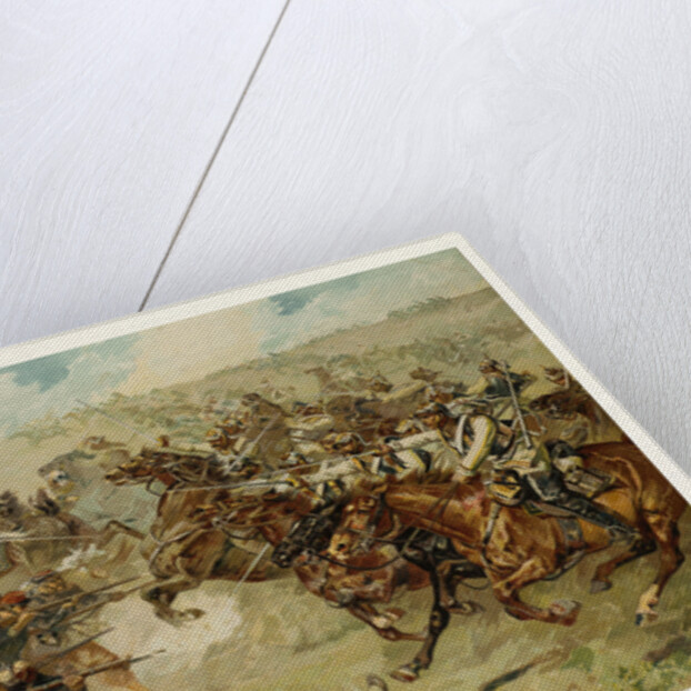 Cuirassier Attack (Bredow'sche Cavalry Brigade) Near Vionville-Mars-La-Tour, on the 6th of August 1870 by Anonymous