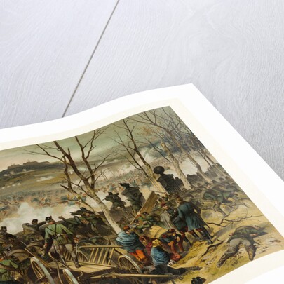 From the Battle at Mont Valerien on the 19th of January; the First Compagnie of the 5th Battalion of Gorlitzer Hunters Defends La Bergerie by Anonymous