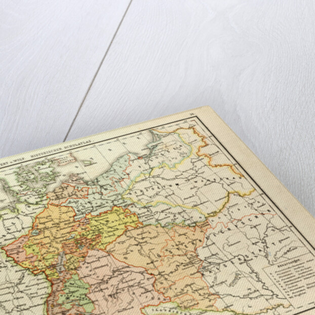 Map of Germany in 1813 by Anonymous