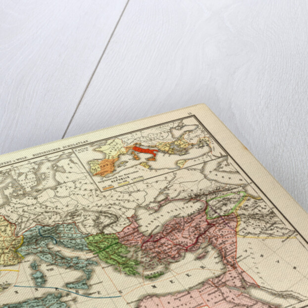 Map of the Roman Empire in the 4th and 5th Centuries A.D. by Anonymous