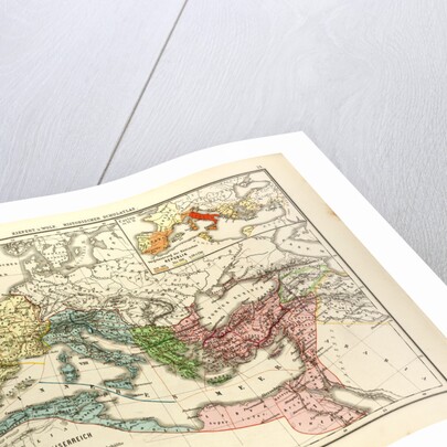 Map of the Roman Empire in the 4th and 5th Centuries A.D. by Anonymous