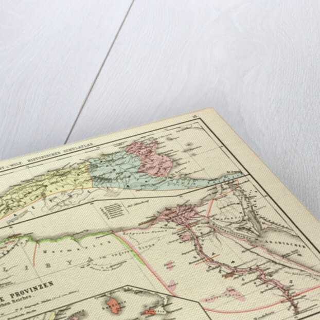 Map of the African Provinces of the Roman Empire by Anonymous