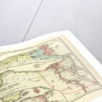 Map of the African Provinces of the Roman Empire by Anonymous