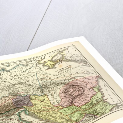 Map of Central and Eastern Europe During the Roman Empire by Anonymous