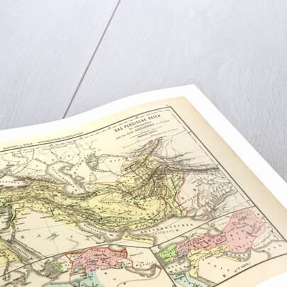 Map of the Persian Empire and the Empire of Alexander the Great by Anonymous